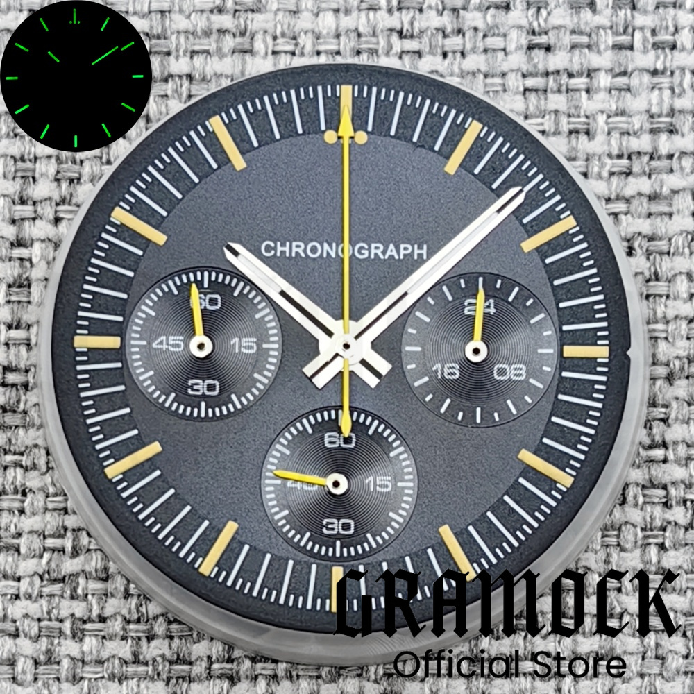 Luxury Watch With Green Dial - グラムッククォーツムーブメント時計ダイヤル、31.5mm、6ピン、vk63ハンド、c3グリーングローインザダーク