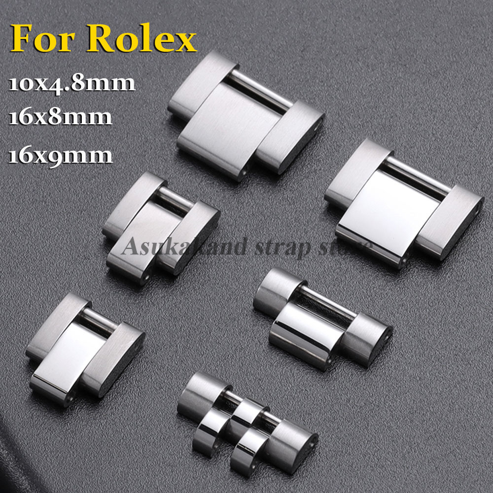 Luxury Watch Japanese - 16x8mm/16x9mm/10x4.8mmメタルエクステンションリンク、ロレックス プレジデント オイスター ジュビリーウォッチストラップ用、GMT サブマリーナ デイトナ