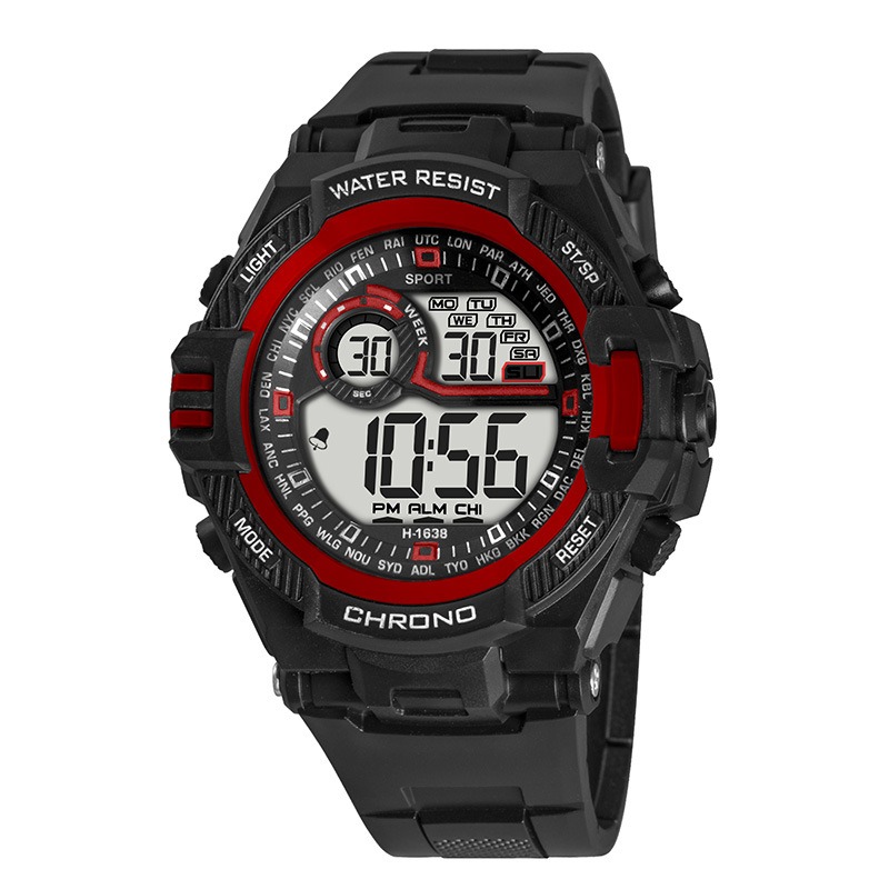 Luxury Watch Exchange - 防水スポーツウォッチ高級電子時計男性用 LED 目覚まし時計軍事デジタル腕時計男性男子学生ティーン