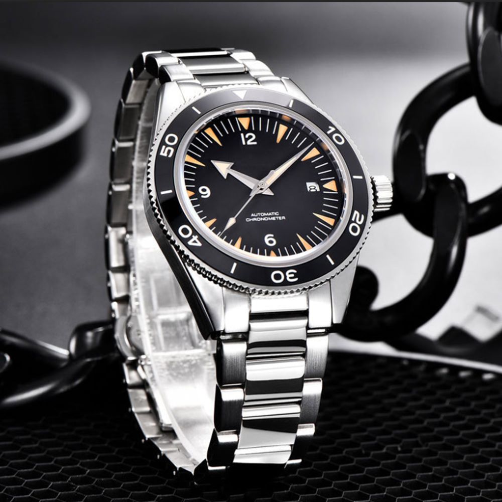 カスタムロゴ NH35 ムーブメント腕時計 10bars メ - Luxury Watch Exchange のレビューと価格