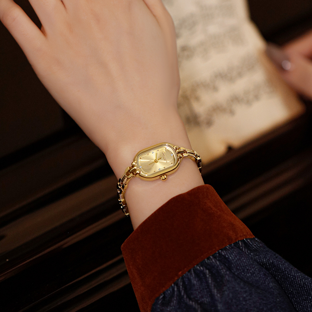 女性のためのヴィンテージブレスレット,ユニークな日本の動き, - Luxury Watch Japanese のレビューと価格