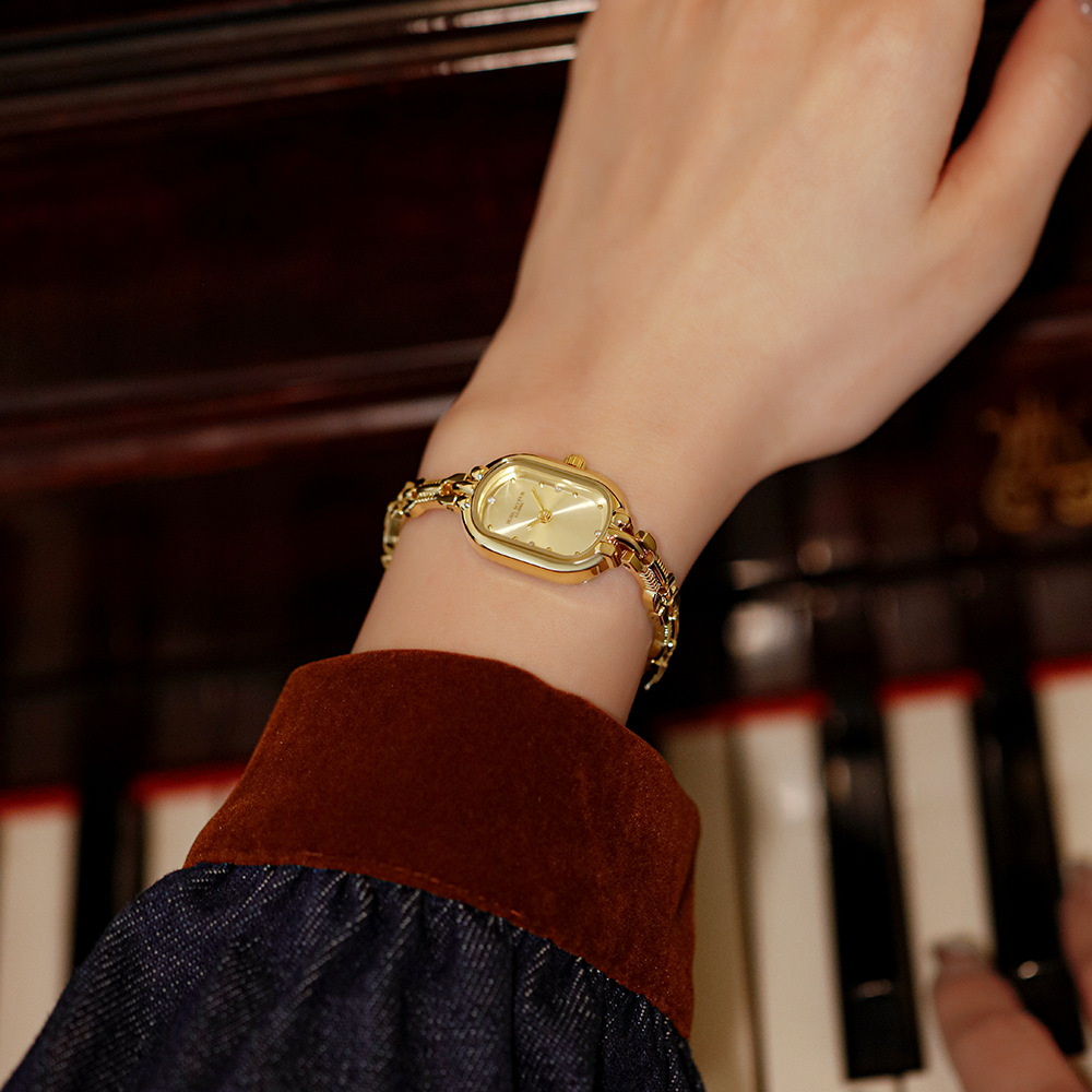 女性のためのヴィンテージブレスレット,ユニークな日本の動き, - Luxury Watch Japanese のレビューと価格
