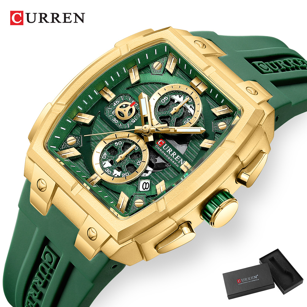 CURREN 高級ヴィンテージ腕時計 メンズ スポーツ クロ - Luxury Watch With Bracelet のレビューと価格