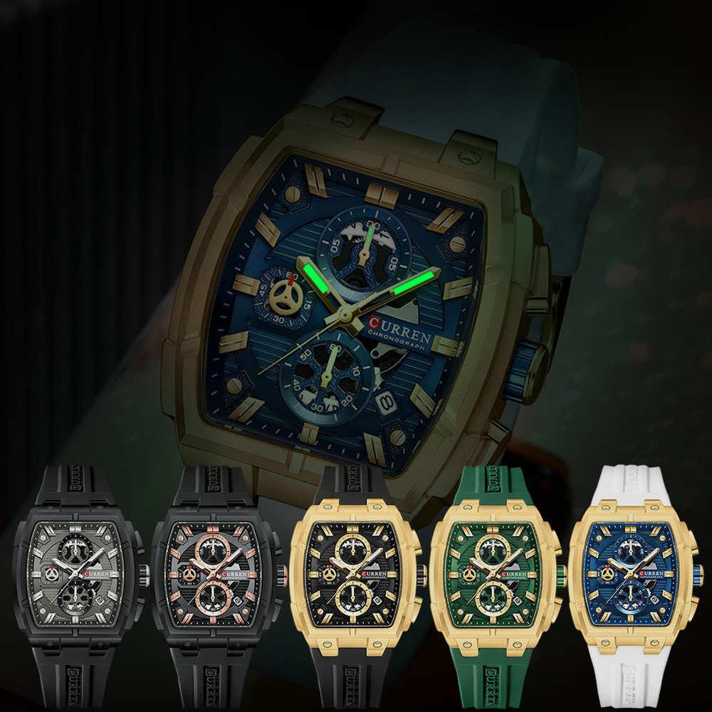 CURREN 高級ヴィンテージ腕時計 メンズ スポーツ クロ - Luxury Watch With Bracelet のレビューと価格
