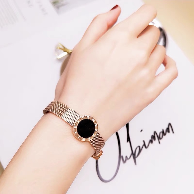 女性のためのロマンデジタルブレスレットゴールドカラー時計スト - Luxury Watch Korea のレビューと価格