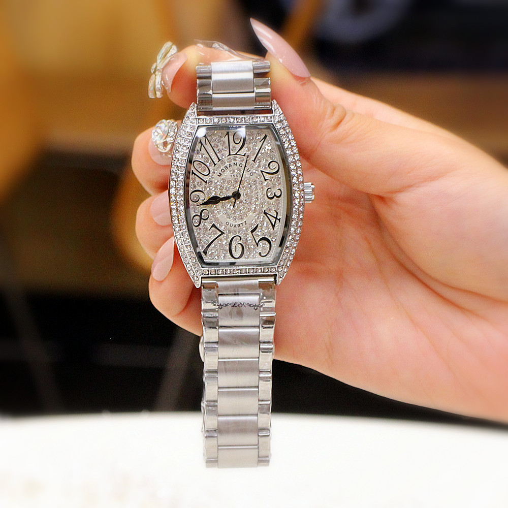 女性のための新しい韓国の時計,防水,完全なダイヤモンドバレル - Luxury Watch Korea のレビューと価格