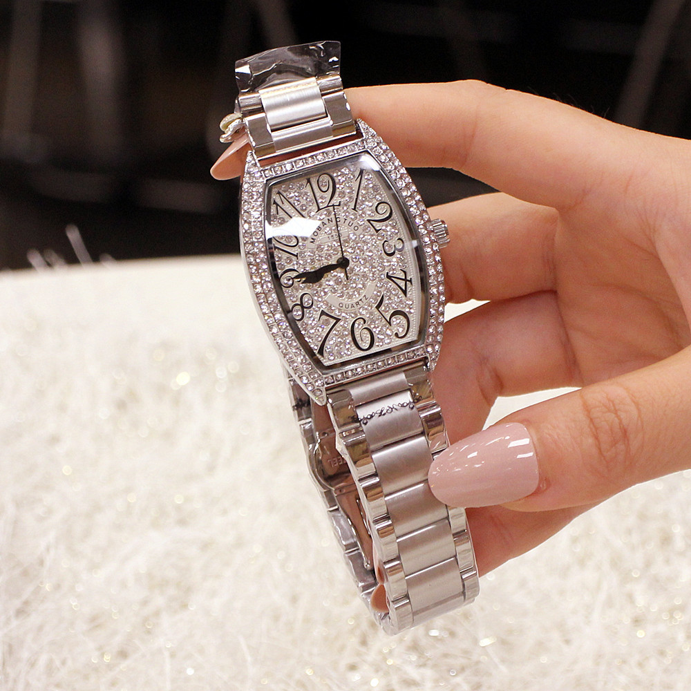 女性のための新しい韓国の時計,防水,完全なダイヤモンドバレル - Luxury Watch Korea のレビューと価格