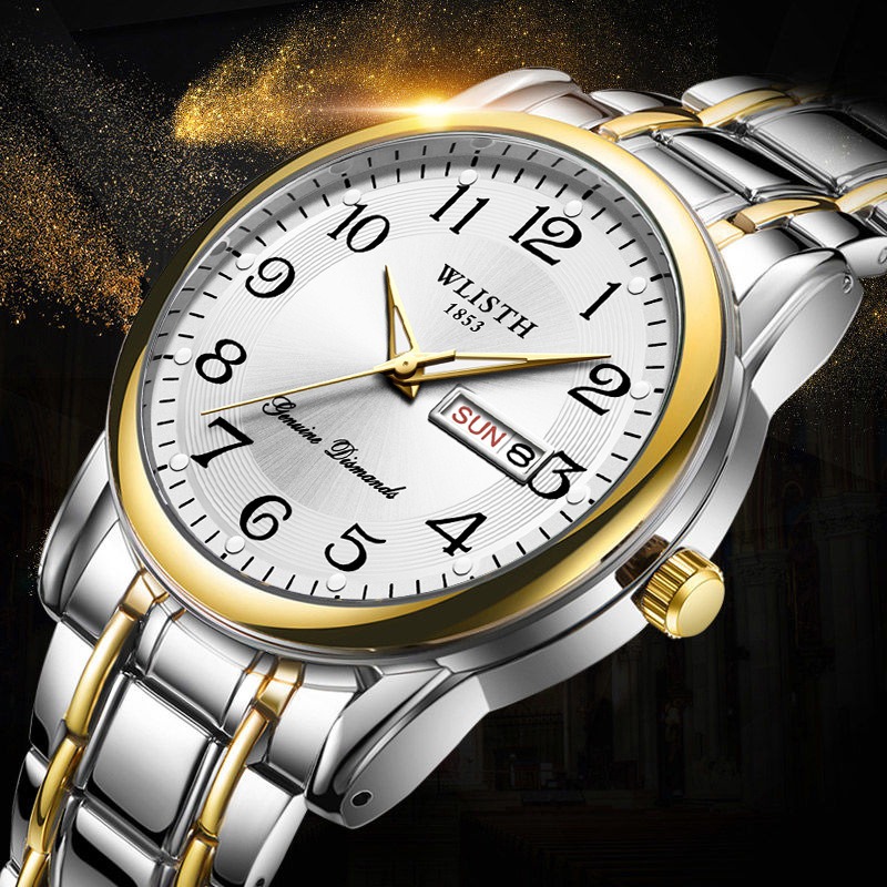 高級メンズクォーツ腕時計 デジタル腕時計 カレンダー 曜日表 - Luxury Watch Exchange のレビューと価格