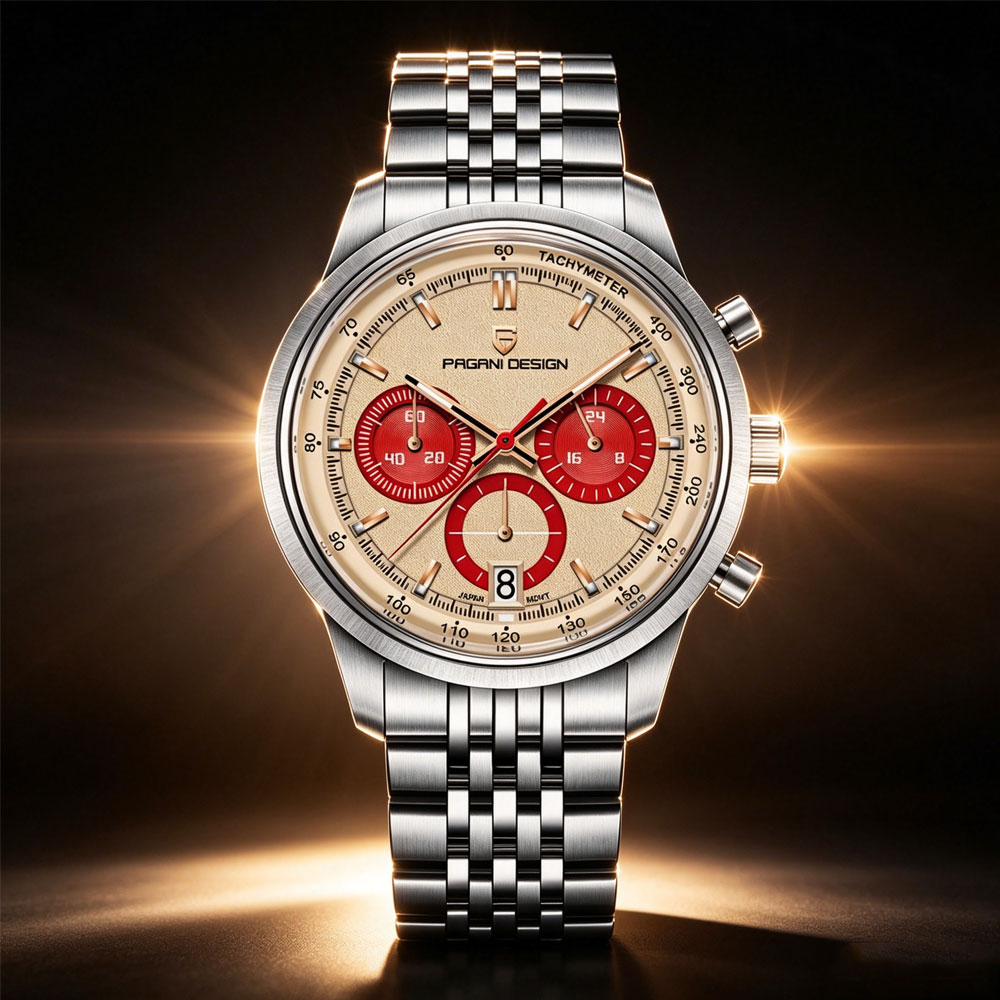 パガーニデザイン新しいメンズ腕時計高級クォーツ腕時計メンズ  - Luxury Watch With Bracelet のレビューと価格