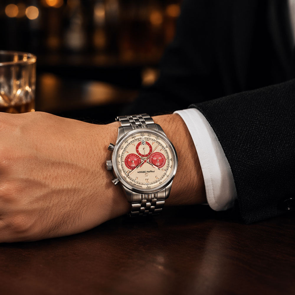パガーニデザイン新しいメンズ腕時計高級クォーツ腕時計メンズ  - Luxury Watch With Bracelet のレビューと価格