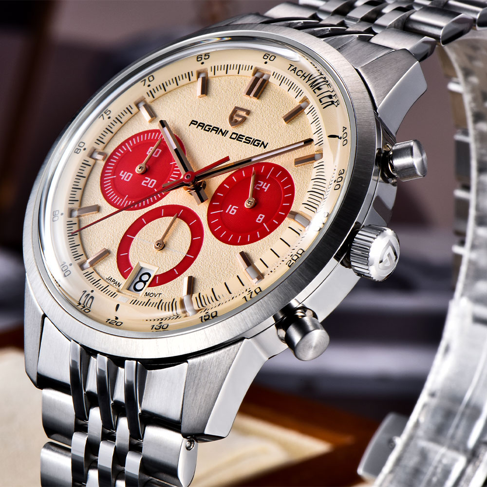 パガーニデザイン新しいメンズ腕時計高級クォーツ腕時計メンズ  - Luxury Watch With Bracelet のレビューと価格