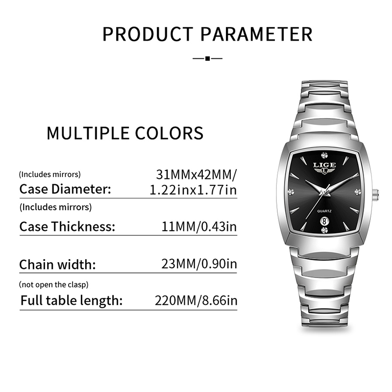 LIGE 腕時計女性ビジネス高級レディース時計女性防水腕時計 - Luxury Watch With Bracelet のレビューと価格