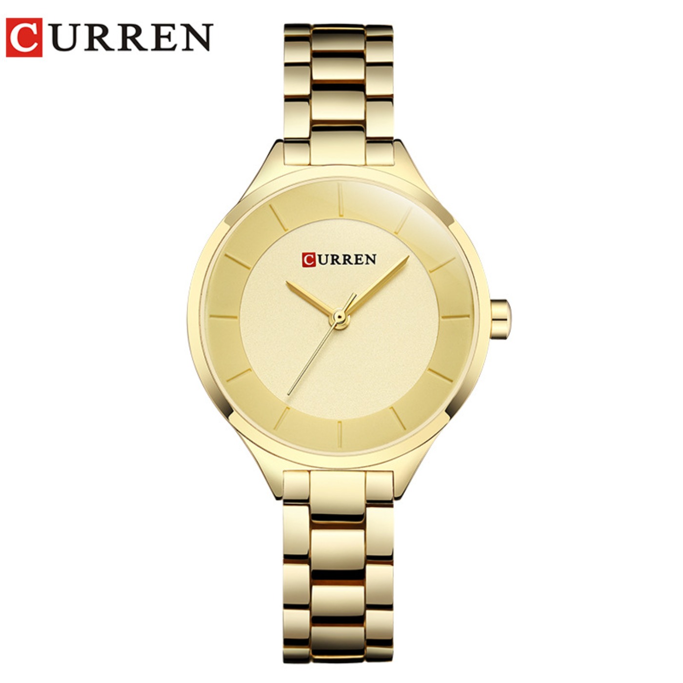 カレン新しいシンプルな女性ブレスレット腕時計ライト贅沢なガー - Luxury Watch With Bracelet のレビューと価格
