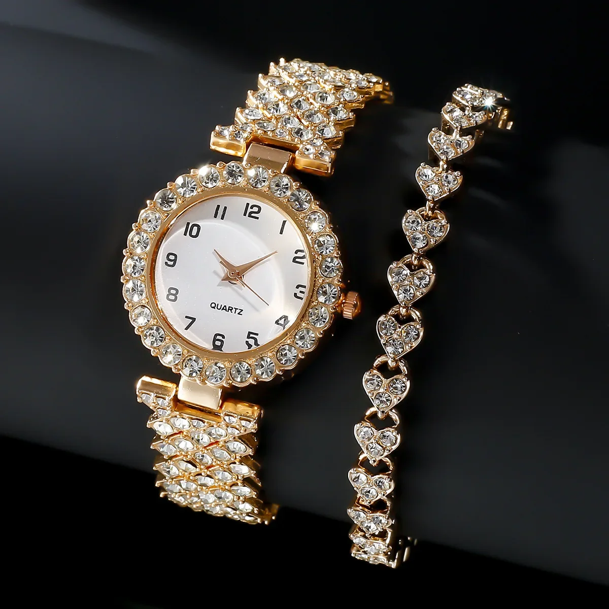 1 個/2 個高級ファッション女性腕時計セットシルバーストラ - Luxury Watch Deals のレビューと価格