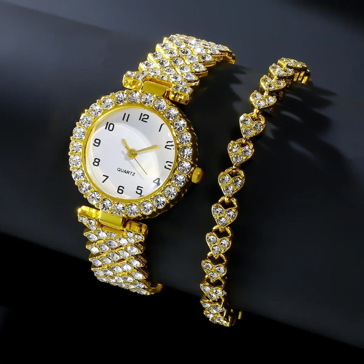 1 個/2 個高級ファッション女性腕時計セットシルバーストラ - Luxury Watch Deals のレビューと価格