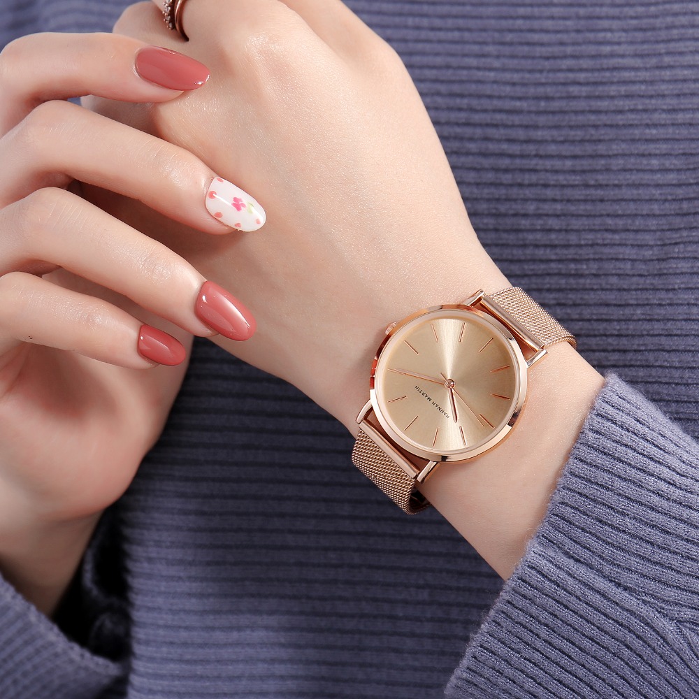 女性のための高級腕時計,高品質のブランド,ステンレス鋼,メッ - Luxury Watch Japanese のレビューと価格