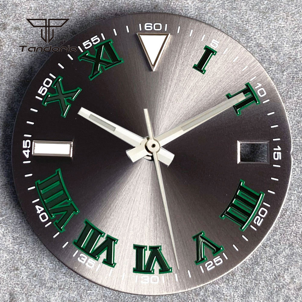 29 ミリメートルグレーサンバースト時計ダイヤルフェイスフィ - Luxury Watch With Green Dial のレビューと価格