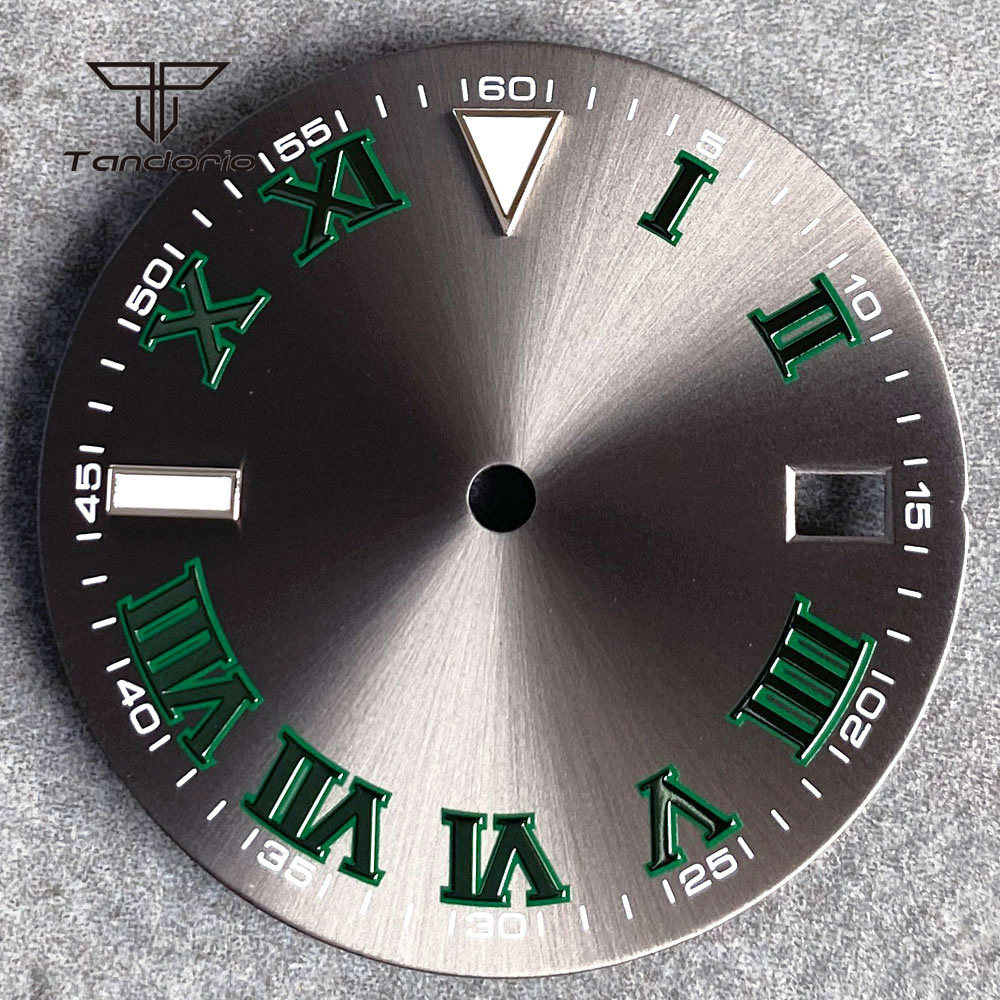 29 ミリメートルグレーサンバースト時計ダイヤルフェイスフィ - Luxury Watch With Green Dial のレビューと価格
