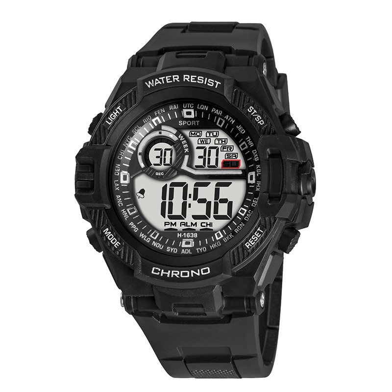 防水スポーツウォッチ高級電子時計男性用 LED 目覚まし時計 - Luxury Watch Exchange のレビューと価格
