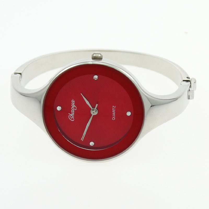 女性用ステンレススチールクォーツ時計,ラウンドカフ,女の子用 - Luxury Watch Deals のレビューと価格