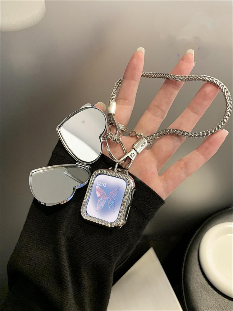 ラブミラーペンダントストラップとアップルウォッチ用ラインスト - Luxury Watch Korea のレビューと価格