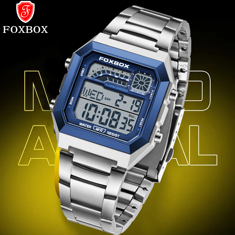 FOXBOX ファッション高級デジタルメンズ腕時計 カジュア - Luxury Watch Men のレビューと価格