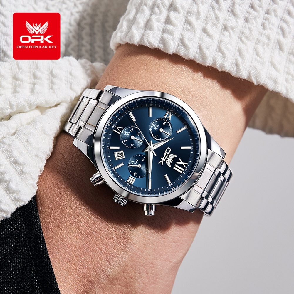 OPK 6052 メンズ腕時計 自動日付表示 ステンレススチ - Luxury Watch Men のレビューと価格