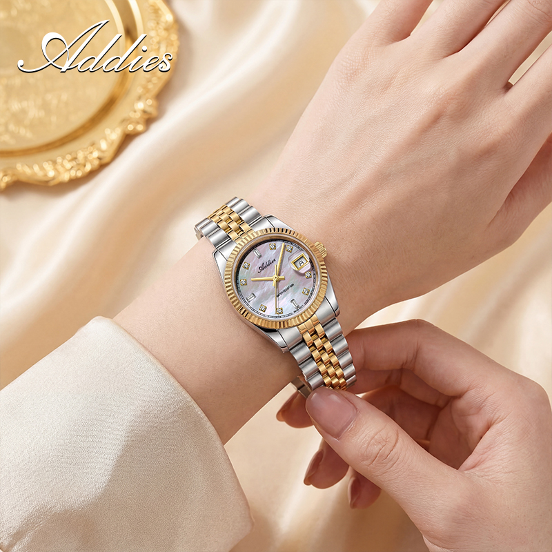 ADDIES 585 クォーツ女性用腕時計サファイアガラス  - Luxury Watch With Bracelet のレビューと価格