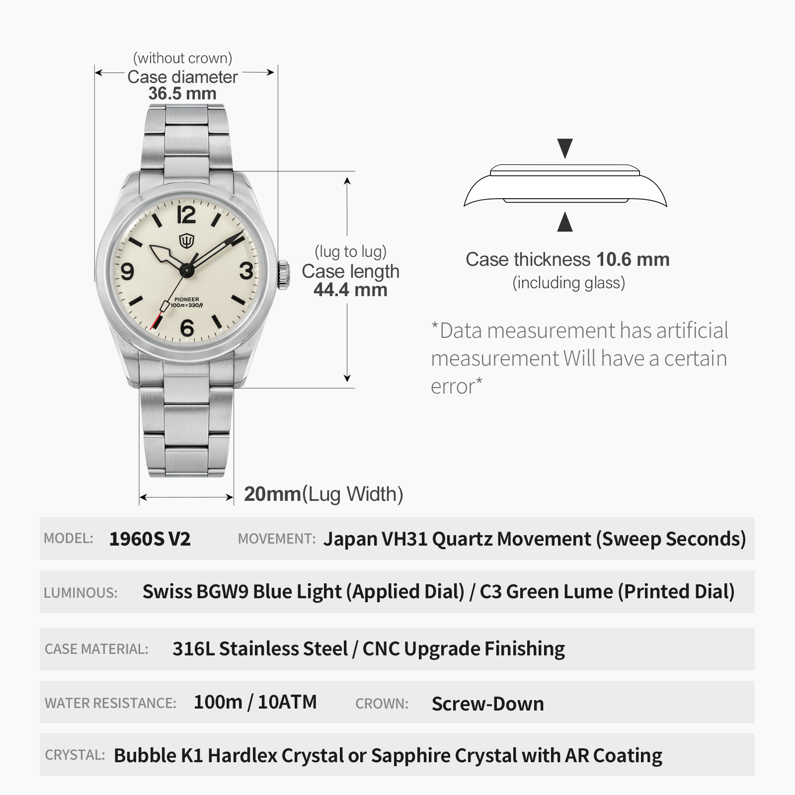 Watchdives WD1960S V2 ヴィンテージ ク - Luxury Watch With Green Dial のレビューと価格